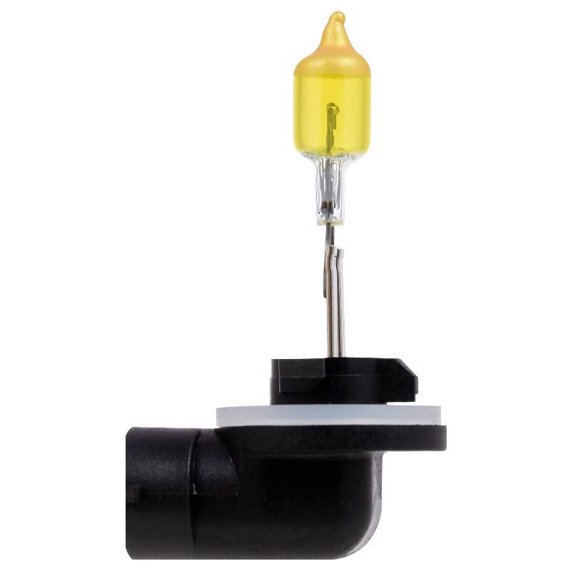 Sylvania 881 Fog Vision Yellow Amber Exterior Vehicle Street Legal OEM High Performance Halogen Light Bulb Replacement Set, 2 Pack