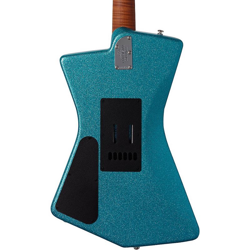 Ernie Ball Music Man BFR St. Vincent Electric Guitar Turquoise Crush Sparkle