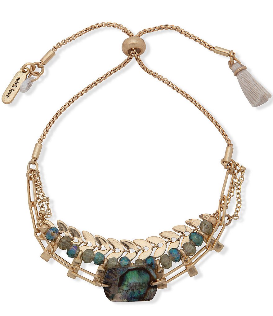 Lonna & Lilly Three Row Slider Bracelet