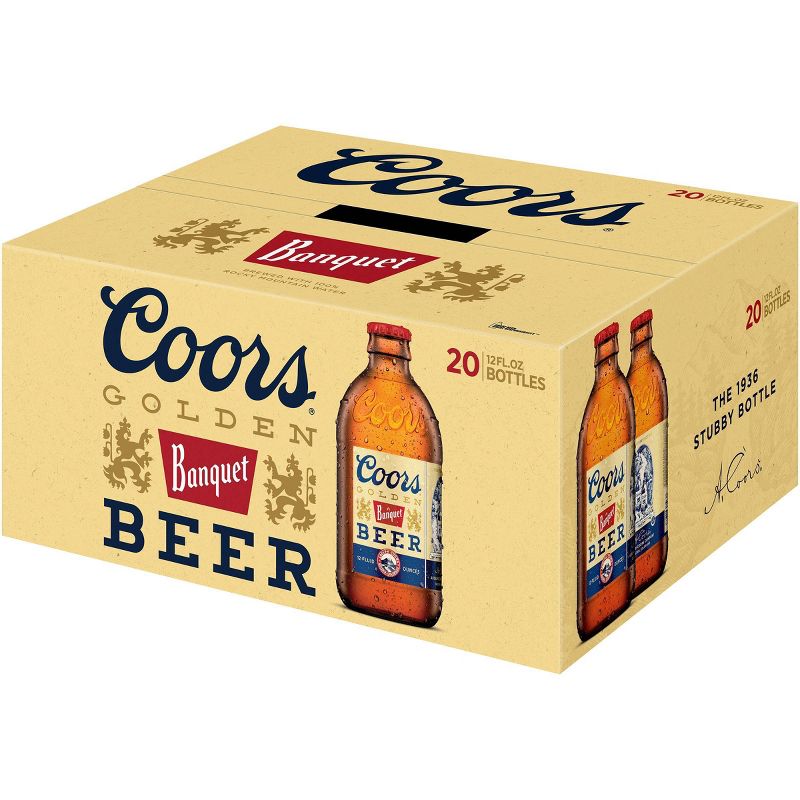 Coors Banquet Beer - 20pk/12 fl oz Bottles