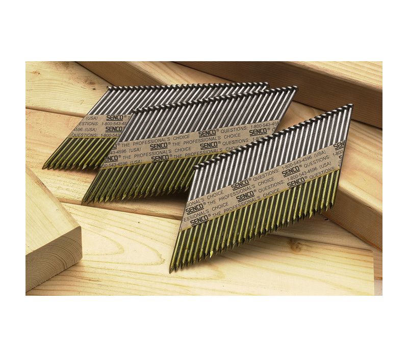 SENCO GE24ASBX 10.25-Gauge 2-3/8 in. Galvanized Ring Shank Clipped Head Nails (2,500-Pack)