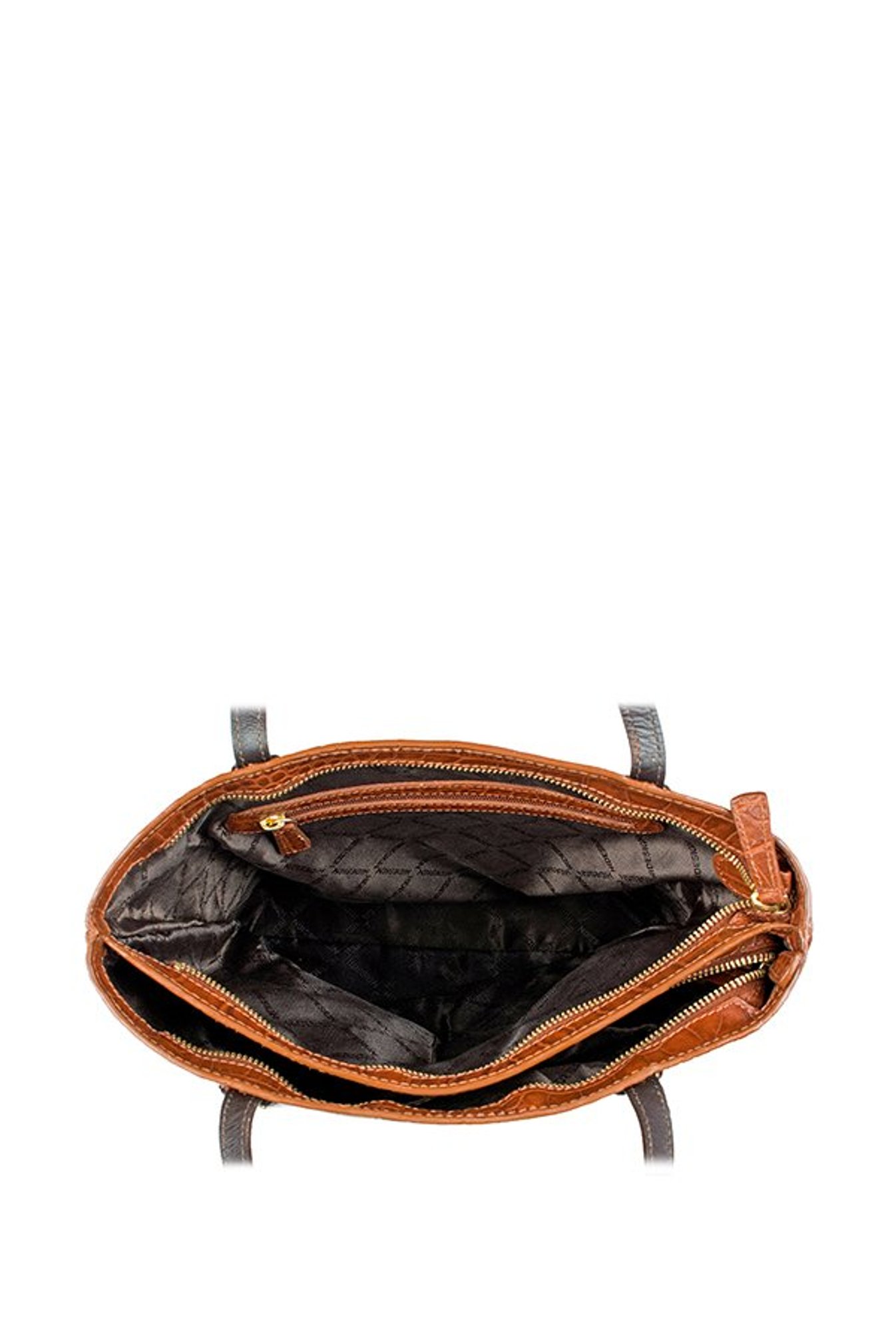Hidesign Claea 01 Tan Textured Leather Shoulder Bag