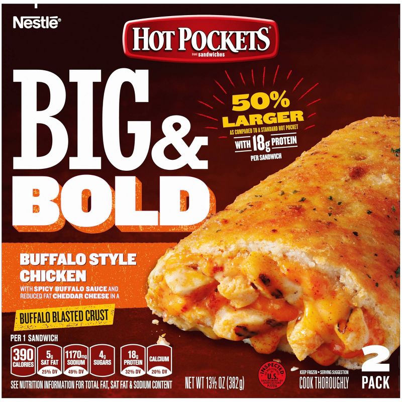 Hot Pocket Big & Bold Buffalo Style Chicken - 13.5oz