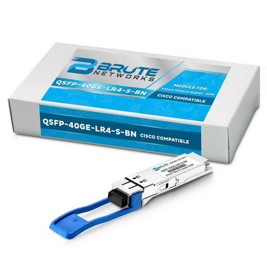 Cisco QSFP-40GE-LR4-S - 40GBASE-LR4 10km SMF 1310nm QSFP+ (100% Compatible)