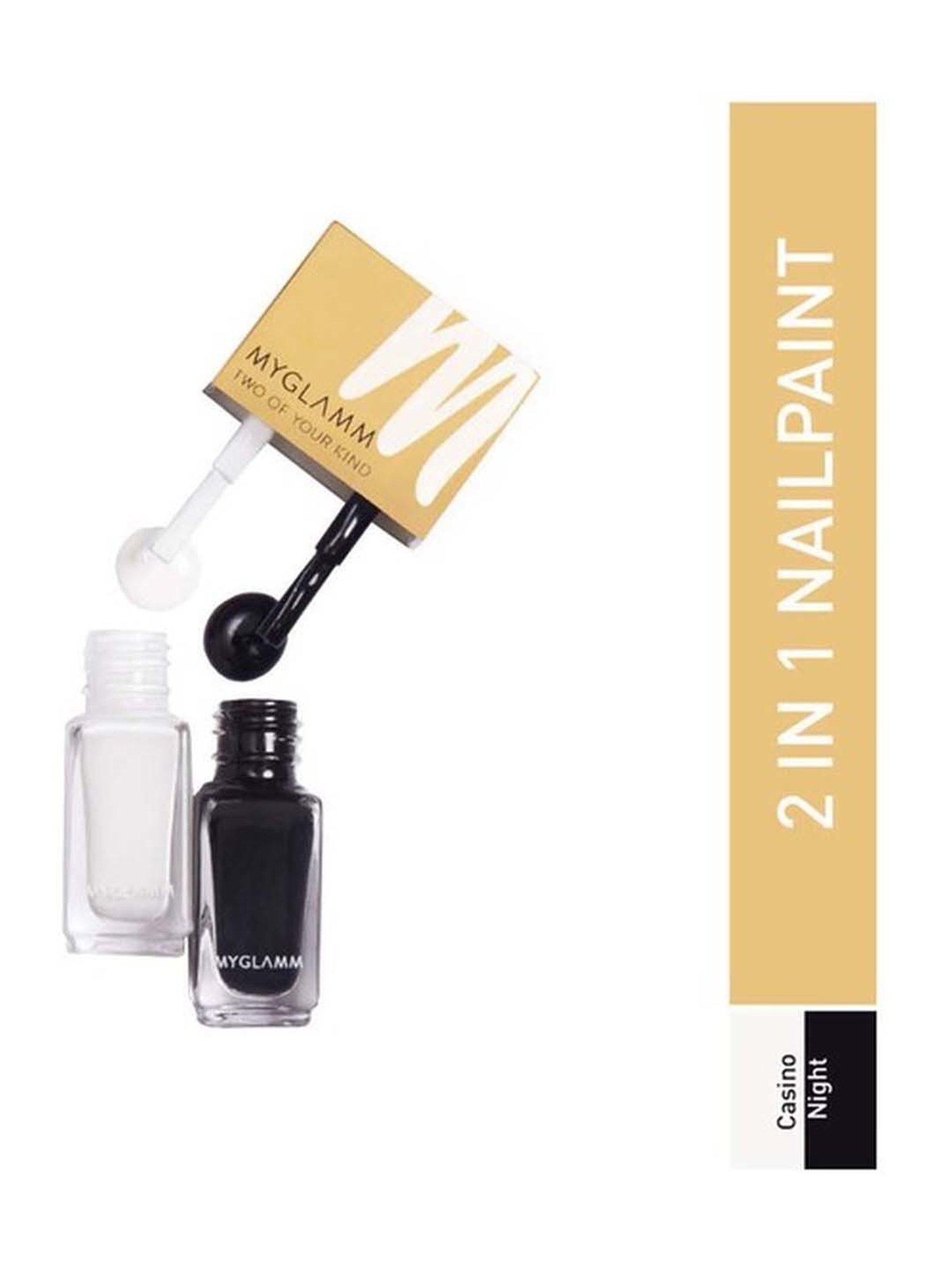 MyGlamm 2 In 1 Nail Paint Casino Night