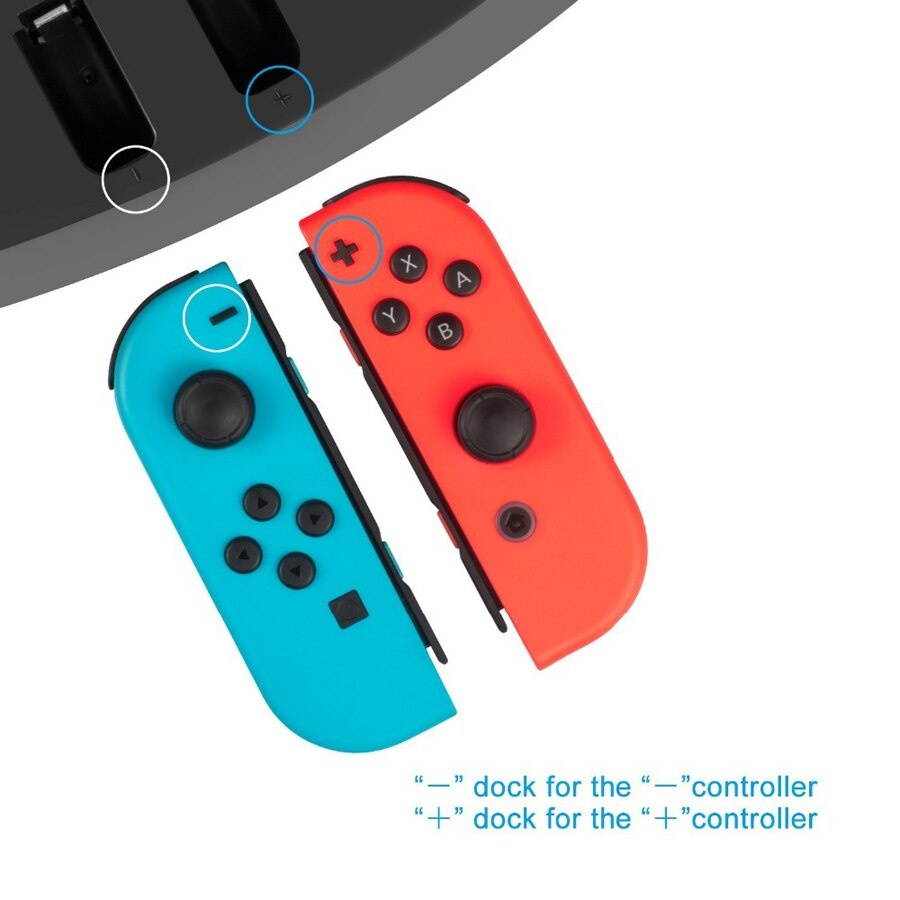 6 in 1 Nintend Stand Multi-functional Fast Charging Stand Dock Holder With LED Indicator for Nintend Switch Console Charger