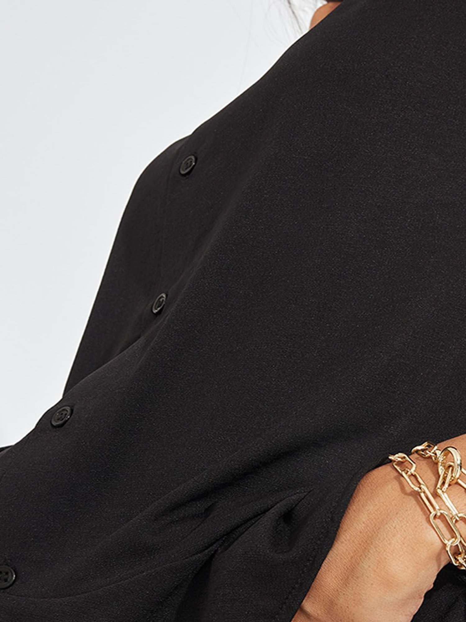 The Label Life Black Regular Fit Top