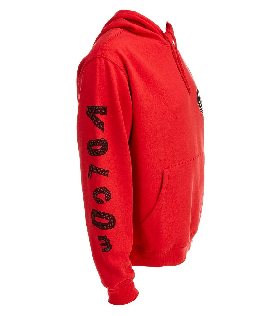 Volcom Long-Sleeve Catch 91 Graphic Fleece Pull-Over Hoodie