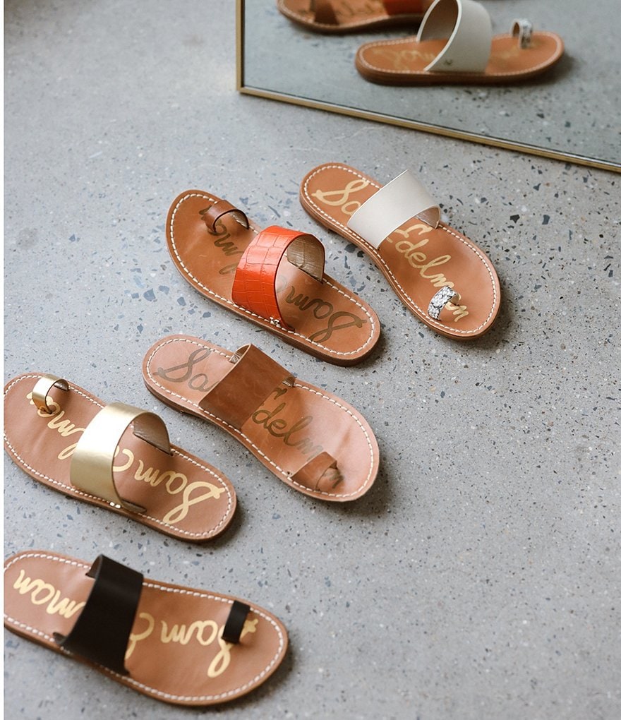 Sam Edelman Maxy Leather Toe Ring Sandals