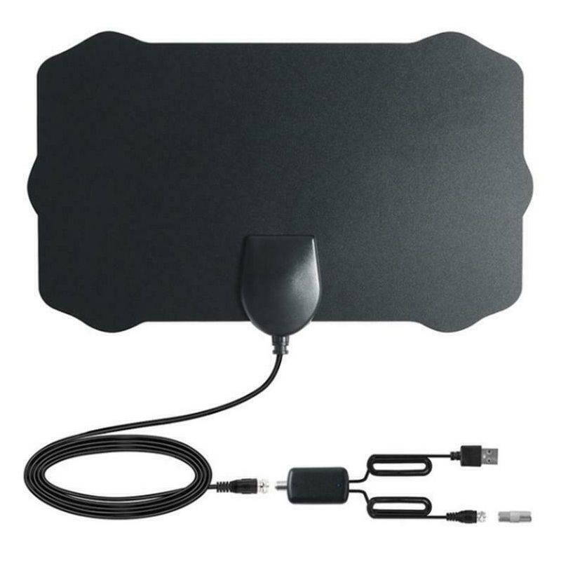 980 Miles Digital TV Antenna Signal Booster Amplifier HDTV Indoor USB 13ft