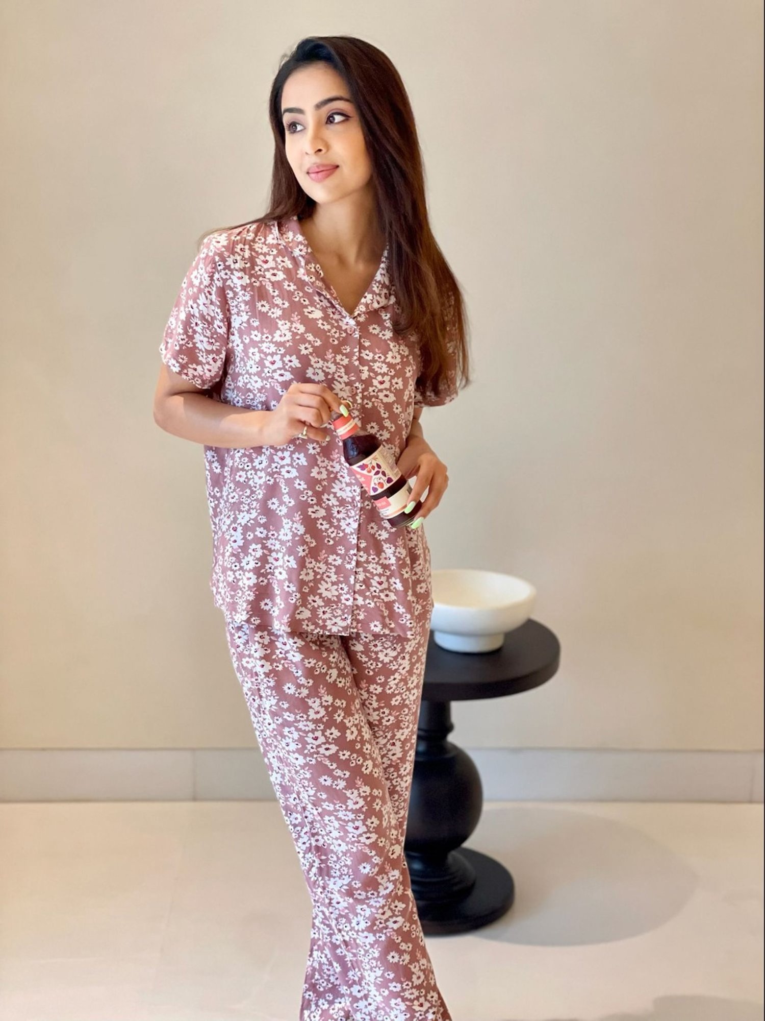 Dusk Attire Multicolor Livia Pyjama Set