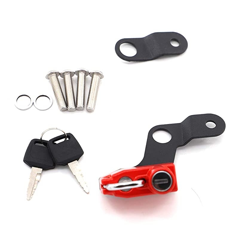 Helmet Lock Anti-Theft For Suzuki GSX1300R Hayabusa 2008 and later - Red