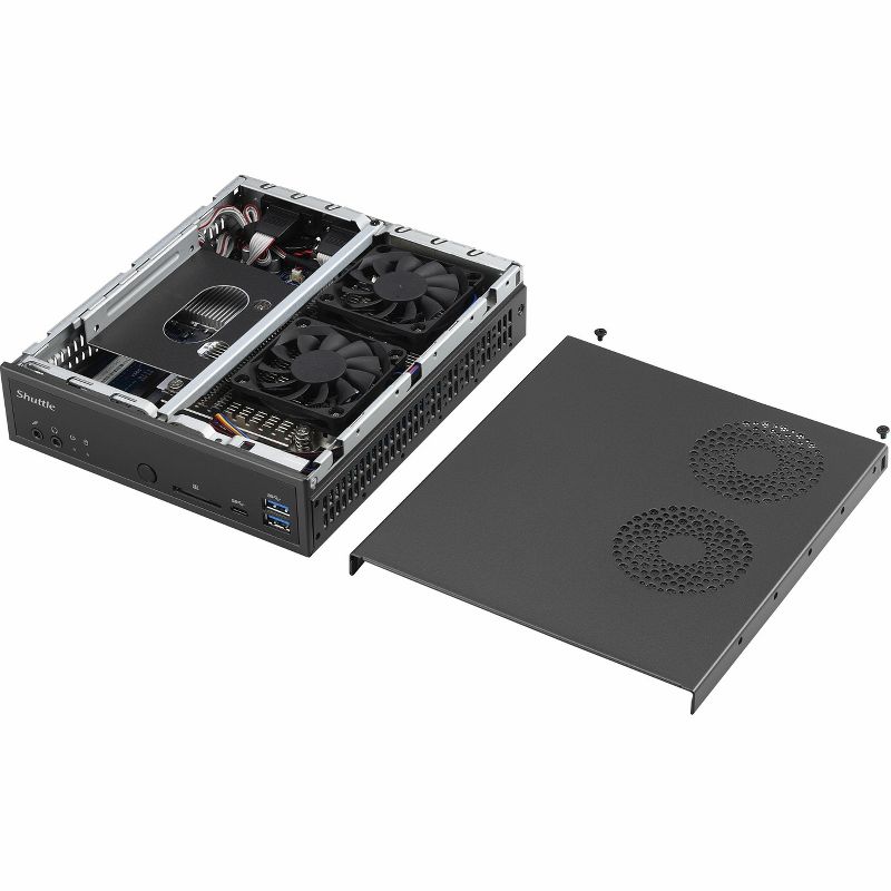 Shuttle XPC slim DH270 Barebone System Slim PC - Intel H270 Chipset - Socket H4 LGA-1151 - 1 x Processor Support