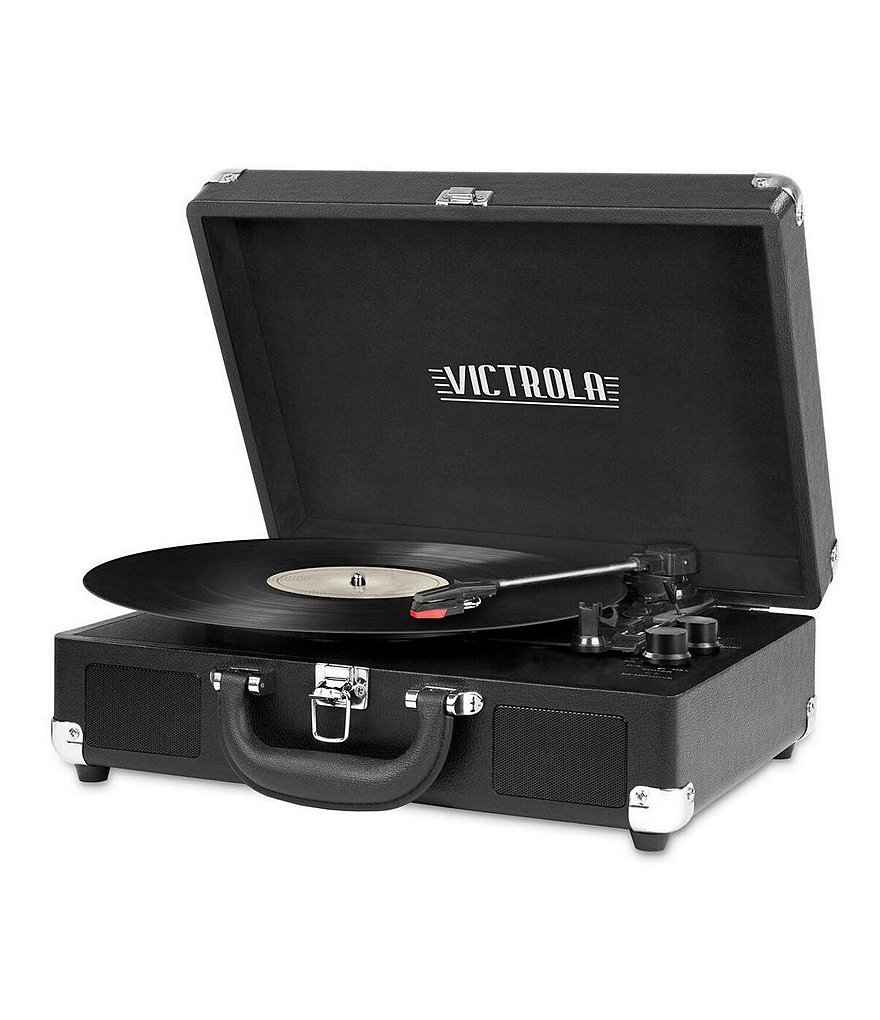 Victrola Vintage 3-Speed Suitcase Record Player Bluetooth Turntable
