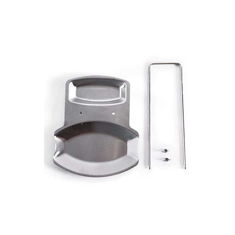 Lid and Spoon Rest, Utensils Lid Holder Spoon Holder Lid Rest Lid Shelf Kitchen Utensils Holders Stainless Steel Pan Pot Cover Lid Rack Stand (Stainless Steel)