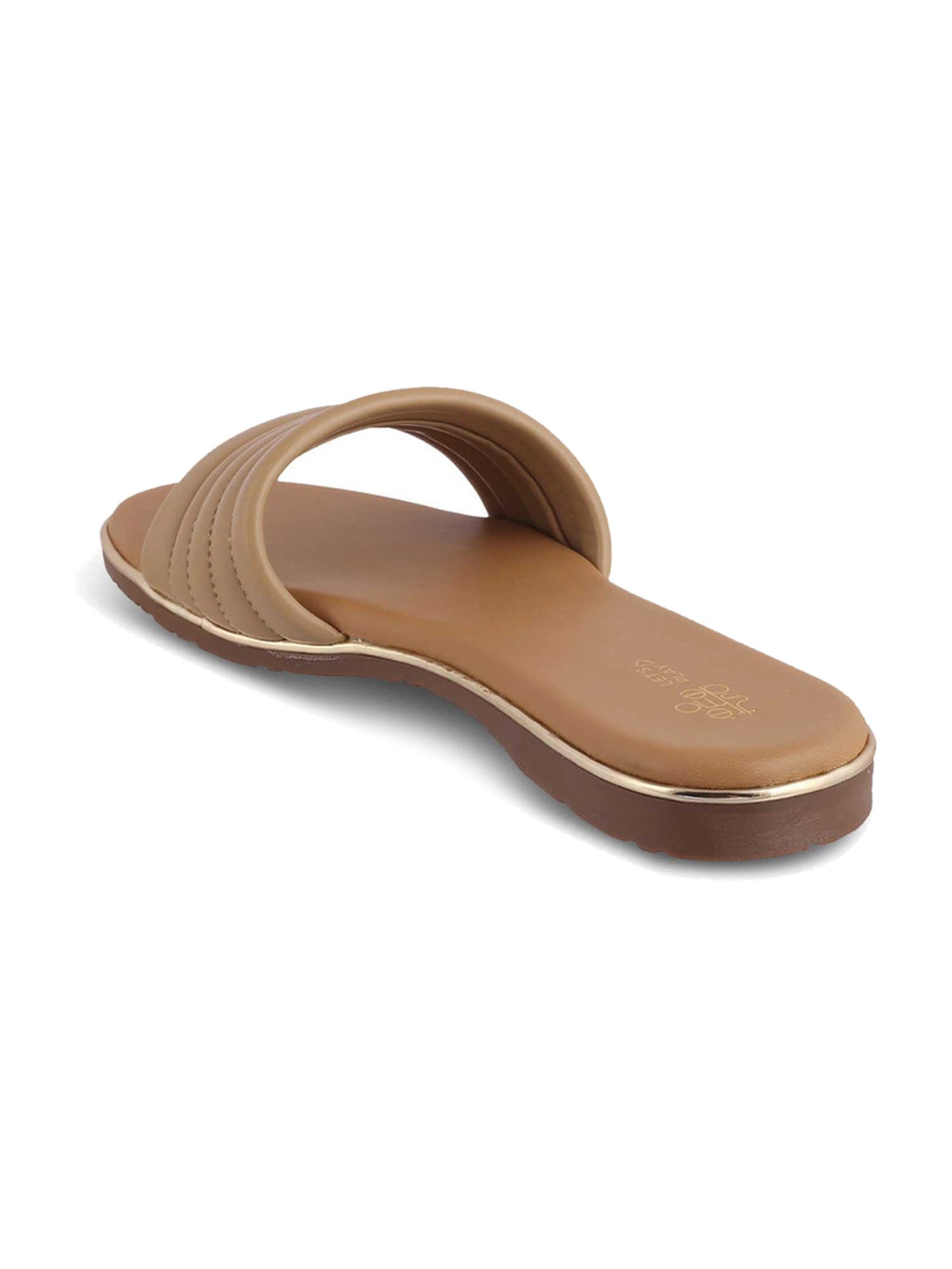 Tresmode Women's Beige Casual Sandals