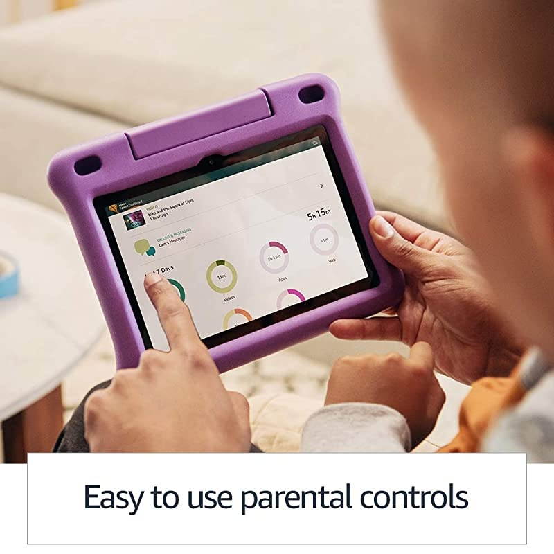 HD 8 Kids Edition tablet 2-pack, 8" HD display, 32 GB, Blue/Purple Kid-Proof Case