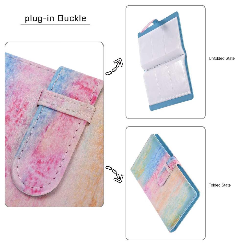 Dessert Series 96 Pockets Mini Photo Album Photo Book Album for Fujifilm Instax Mini 9 8 7s 70 25 50s 90 Instant Camera Film Photo Album for Name Card