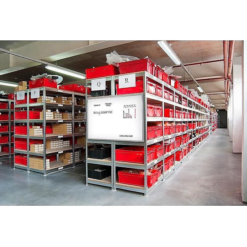 Ghent Non-Magnetic Whiteboard with Aluminum Frame 4'H x 5'W M2454