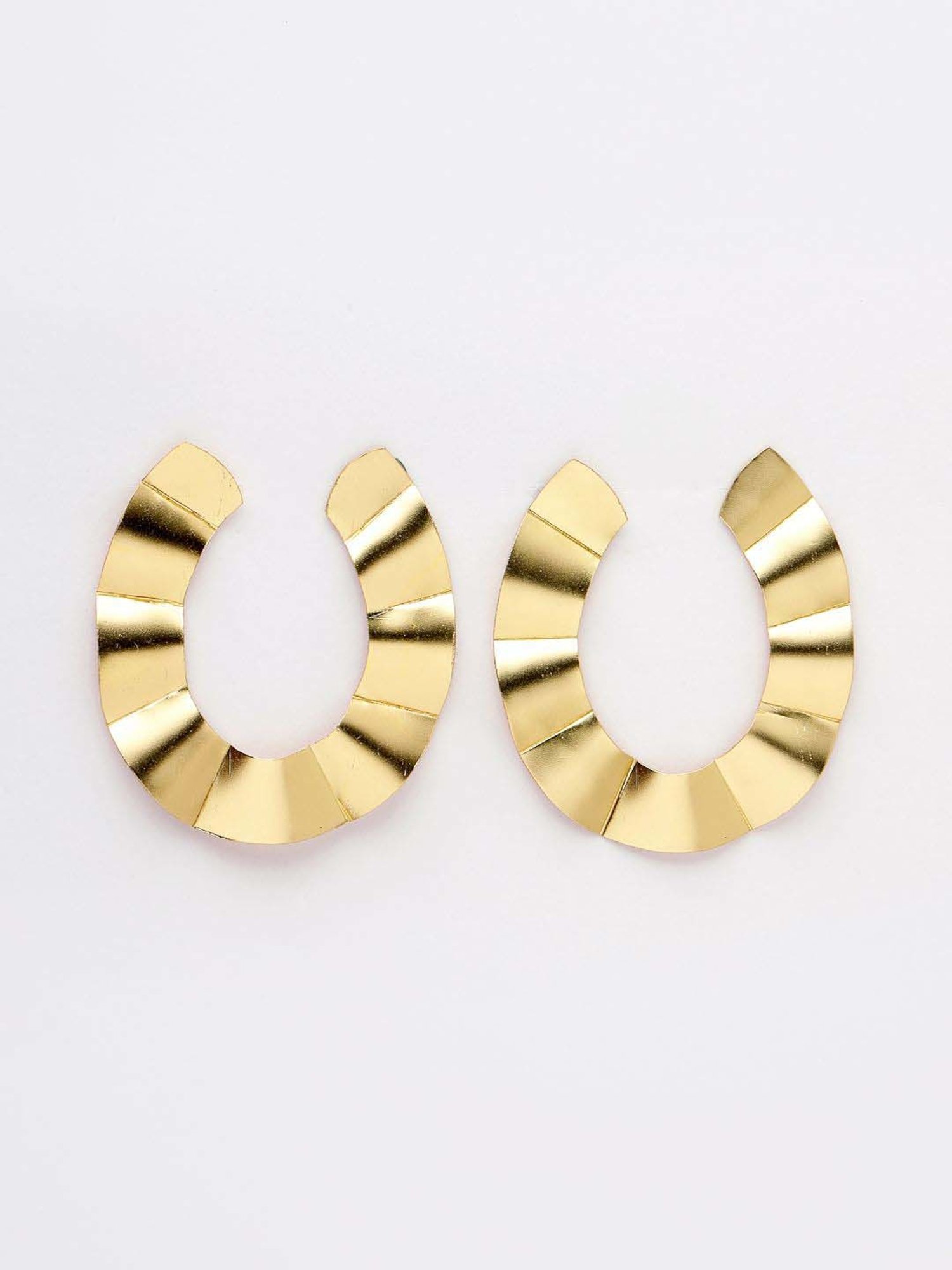NVR Gold-plated Contemporary Stud Earrings for Women