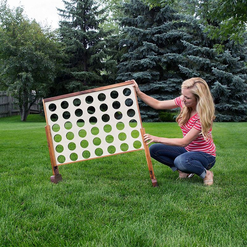 Yard Games 3 x 2 Feet Giant 4 In a Row Yard & Backyard Multi Player Outdoor Game
