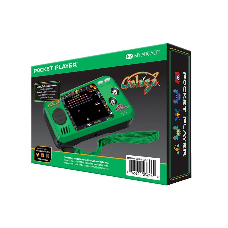 MyArcade Galaga Pocket Player Portable Gaming System