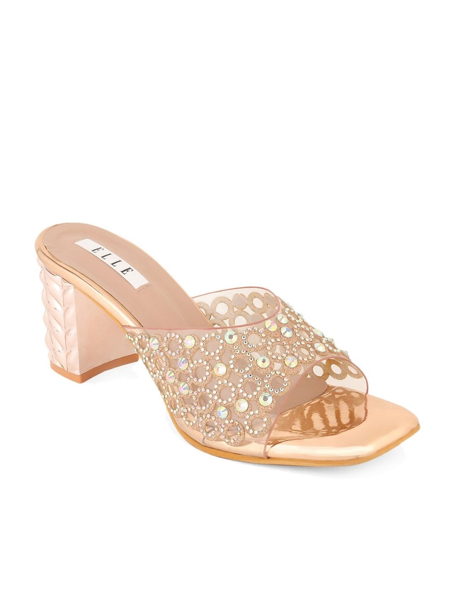 Elle Women's Gold Ethnic Sandals