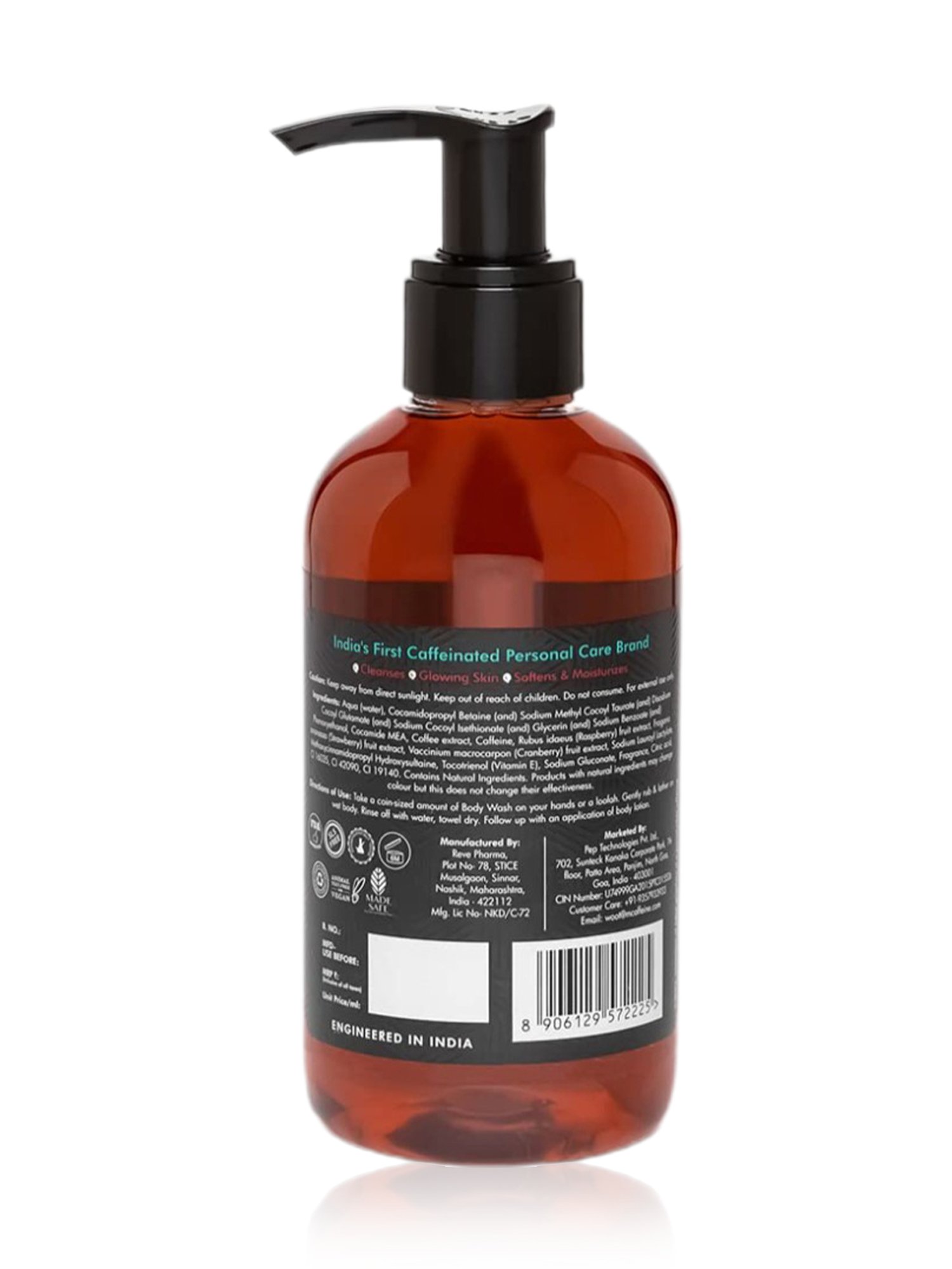 mCaffeine Coffee Body Wash & Body Lotion Combo