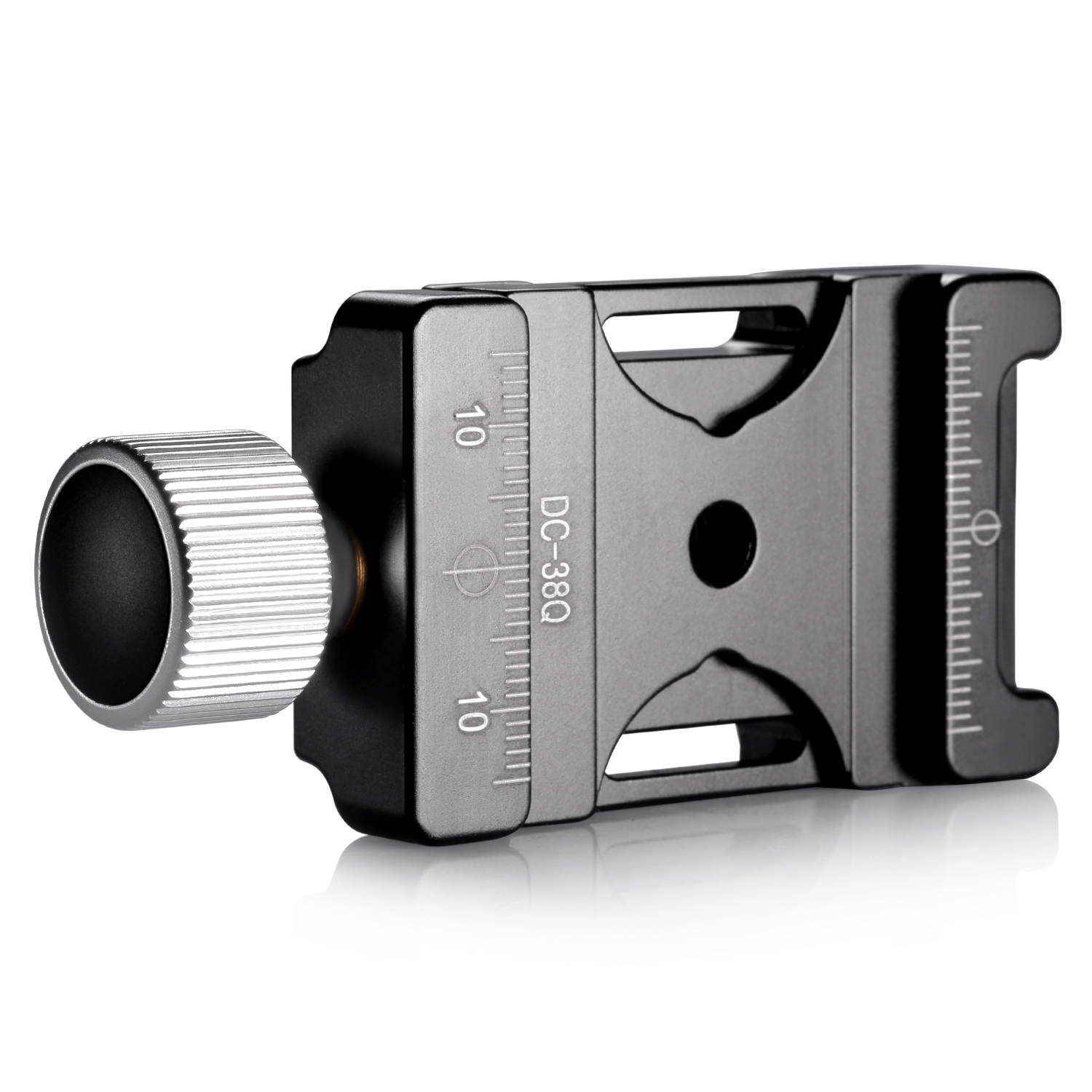 Neewer&reg; DC-38Q Screw Knob Clamp Quick Release Plate + Metal PU-50 Universal Quick Release Plate Fits Arca-Swiss Standard