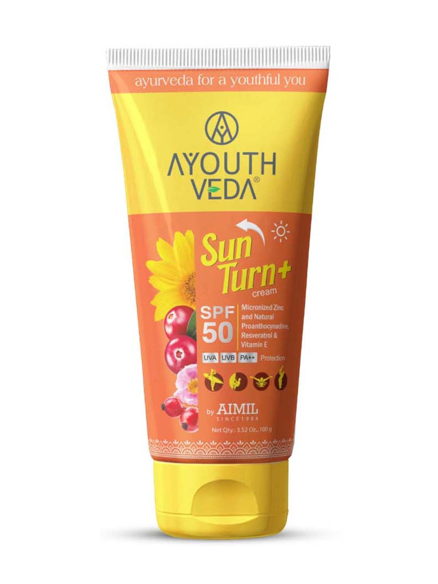 AyouthVeda Sun Turn + Cream - 100 gm