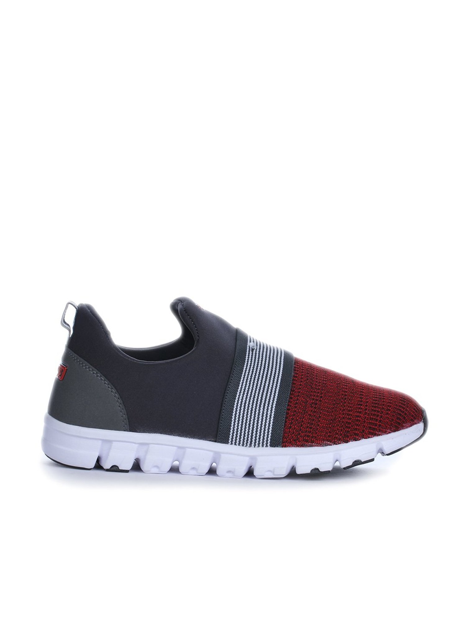 Force 10 by Liberty Men's Red & Dark Grey Running Shoes