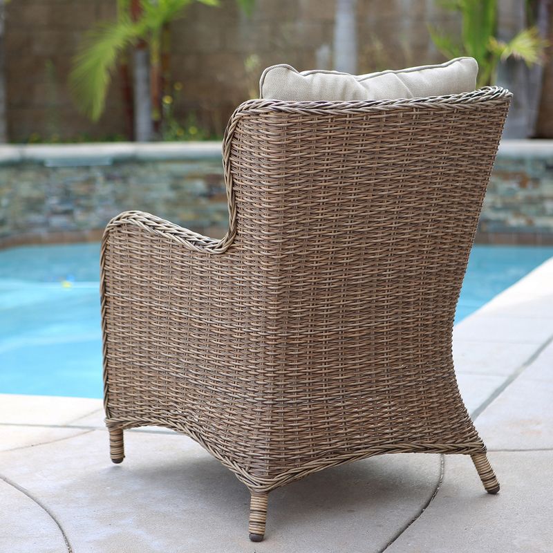 4pc Canterbury Wicker Seating Set - Royal Garden