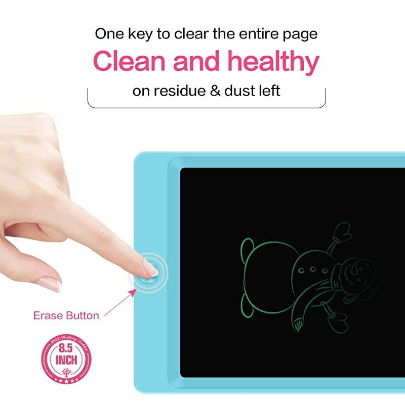 Writing Tablet Drawing Board Electronic Drawing Tablet Kids Tablets Doodle Board Writing Pad for Kids and Adults at Home School and Office with Lock Erase Button Blue