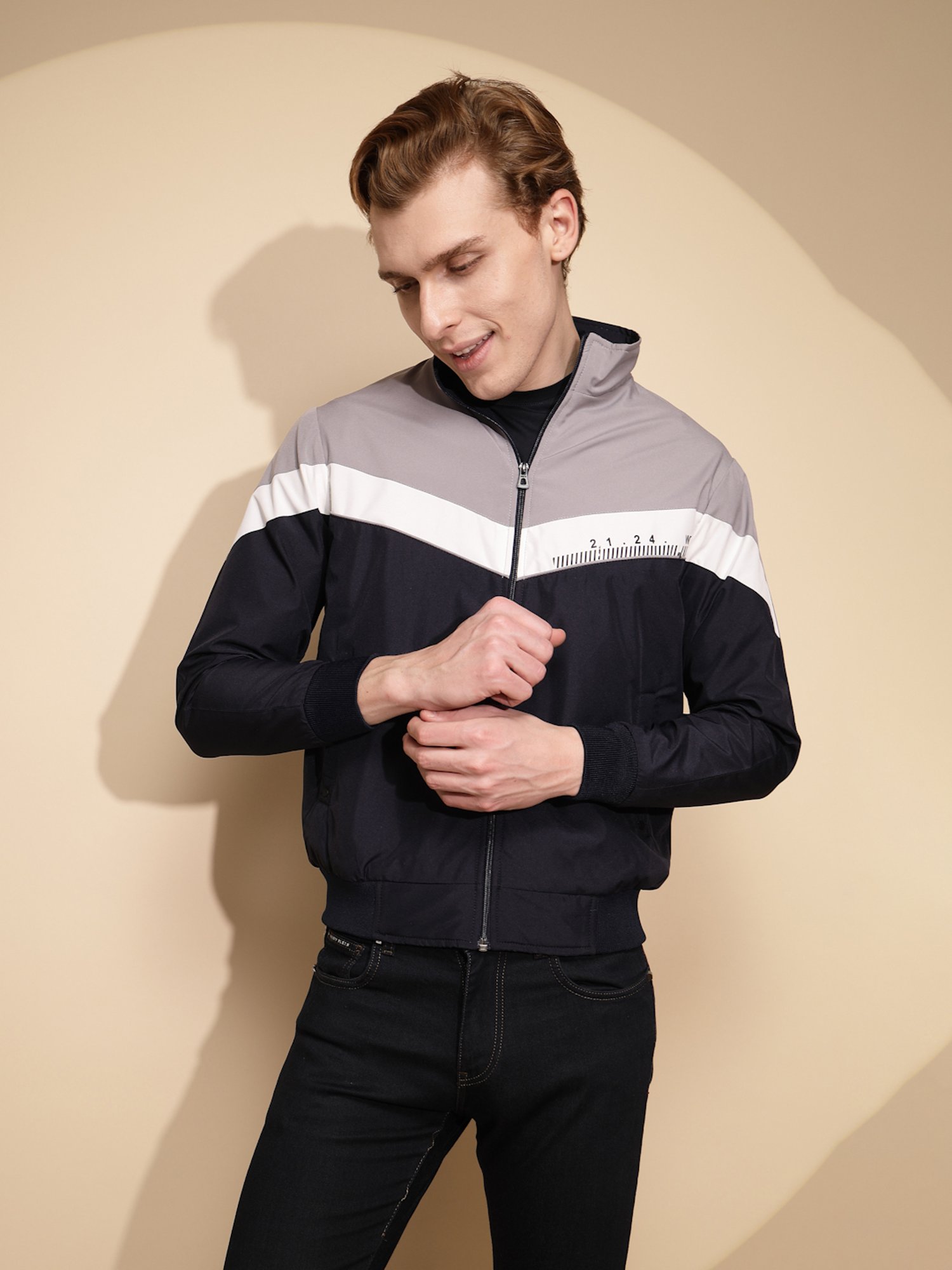 Global Republic Multicolor Regular Fit Jacket