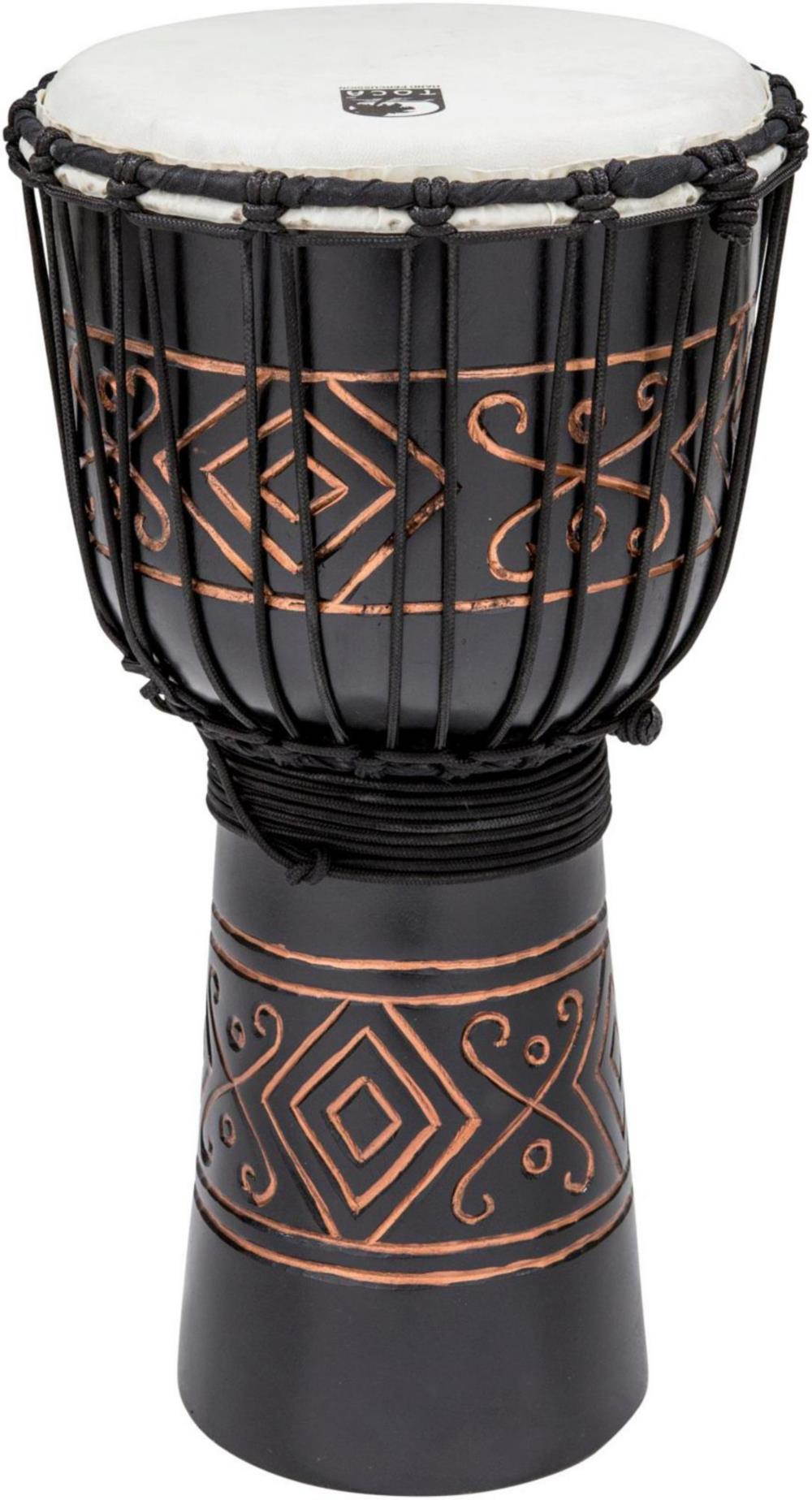 Toca Street Series Black Onyx Djembe Medium