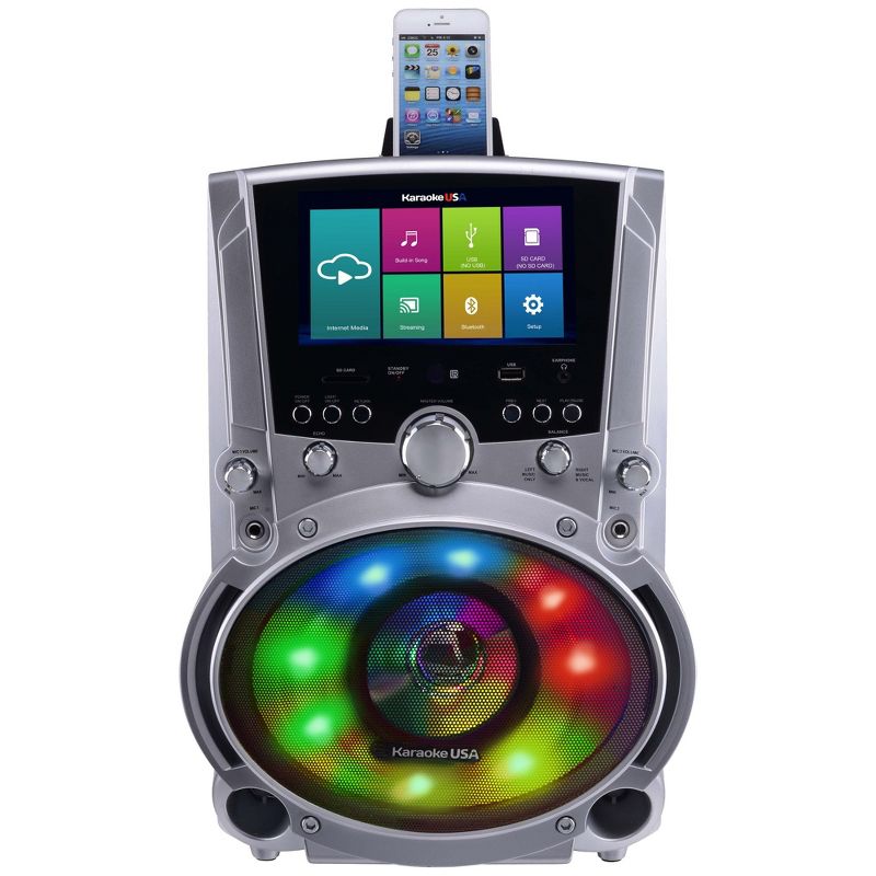 Karaoke USA All-In-One Wi-Fi Multimedia Karaoke System With 7" LCD Touch Screen (WK760)