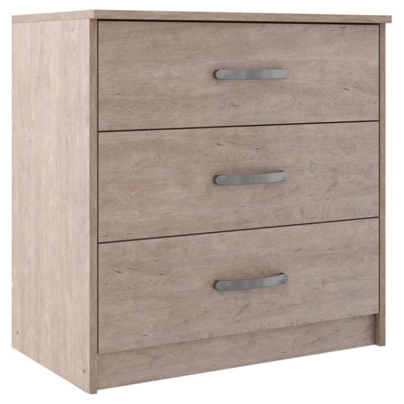 Flannia 3 Drawer Chest Gray - Signature Design by Ashley