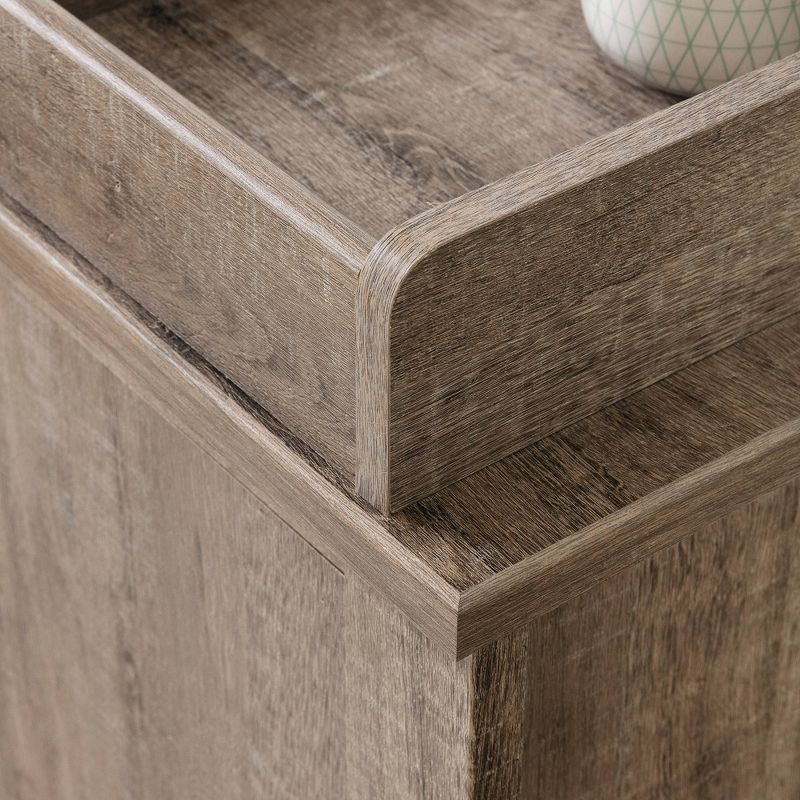 Hankel Changing Table - Pure White and Weathered Oak - South Shore