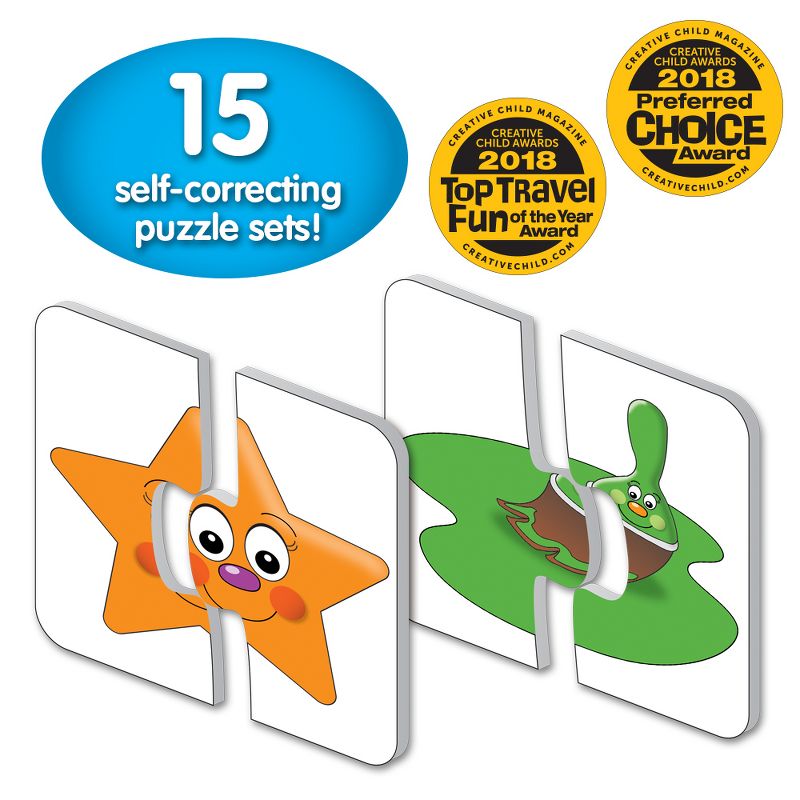 The Learning Journey My First Match It Colors and Shapes 15 self correcting puzzle sets