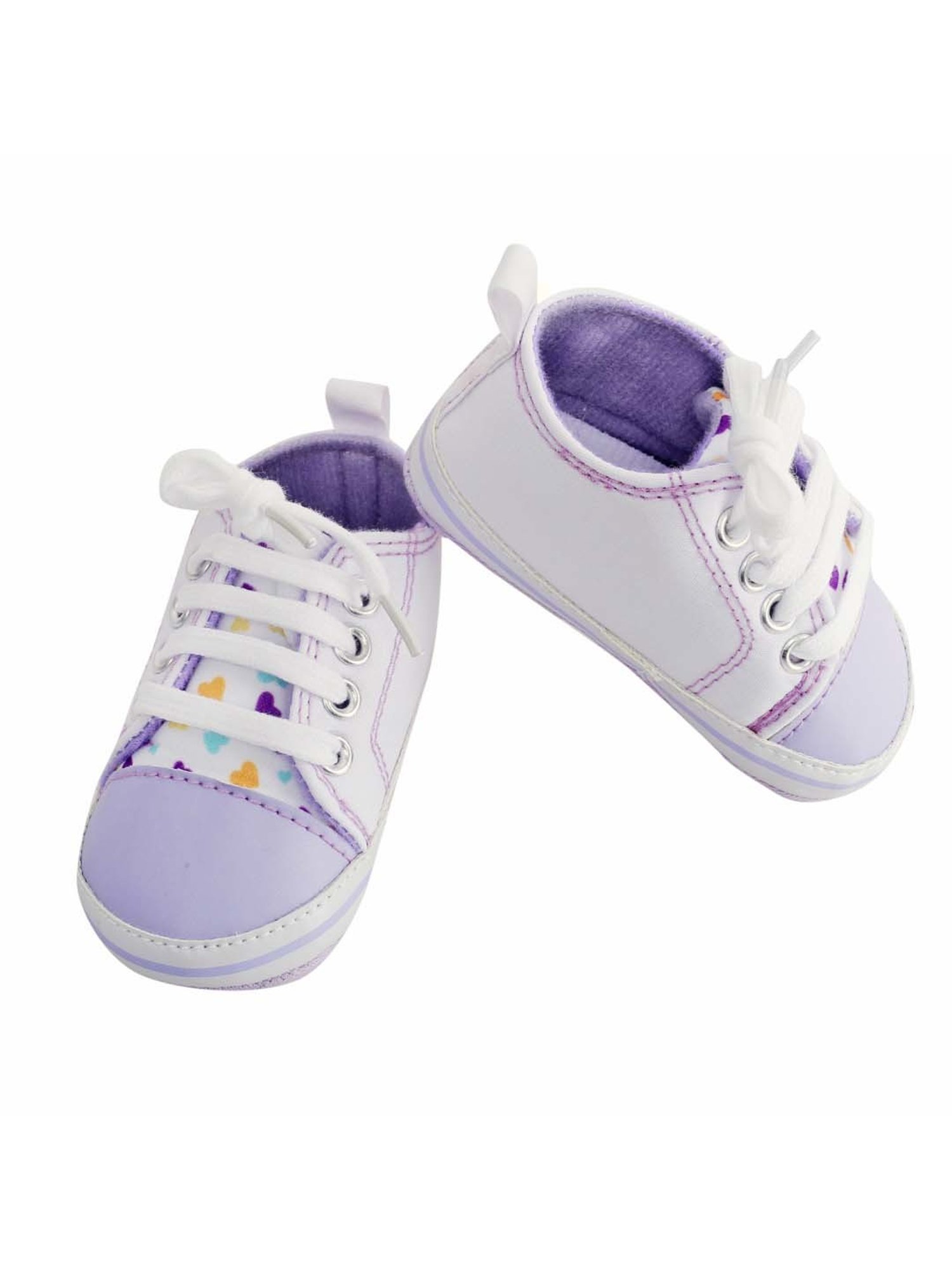 Baby Moo Kids Purple Lace Up Shoes