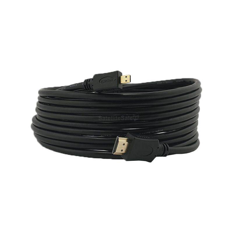 3 FT Micro HDMI to HDMI Cable TV AV Adapter for Mobile Phones Tablets HDTV 4K 3D