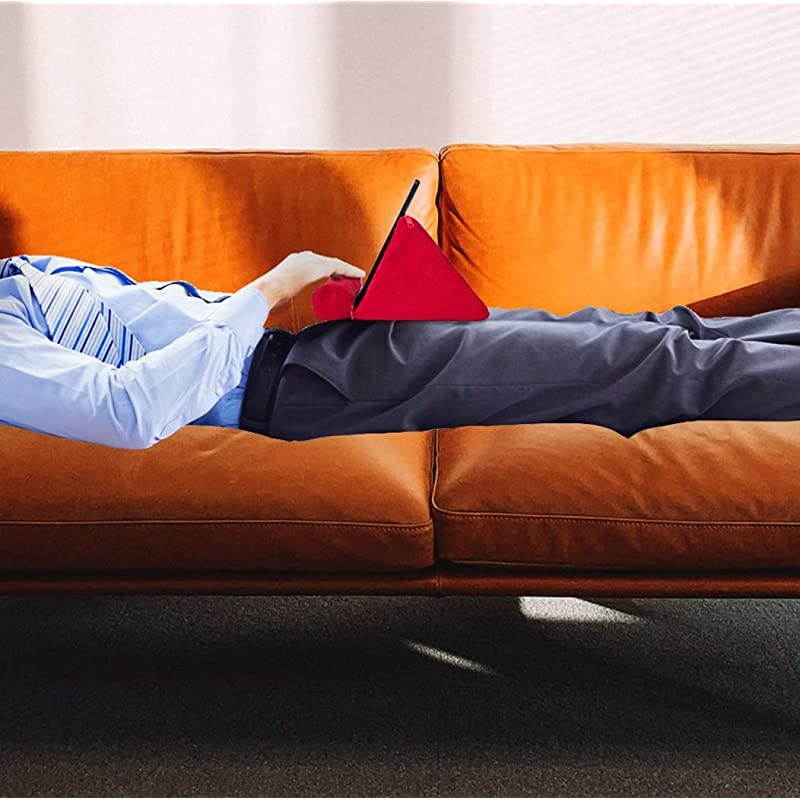 Soft Pillow Lap Stand for iPads, Tablets, eReaders, Smartphones, Books, Magazines (Blue)