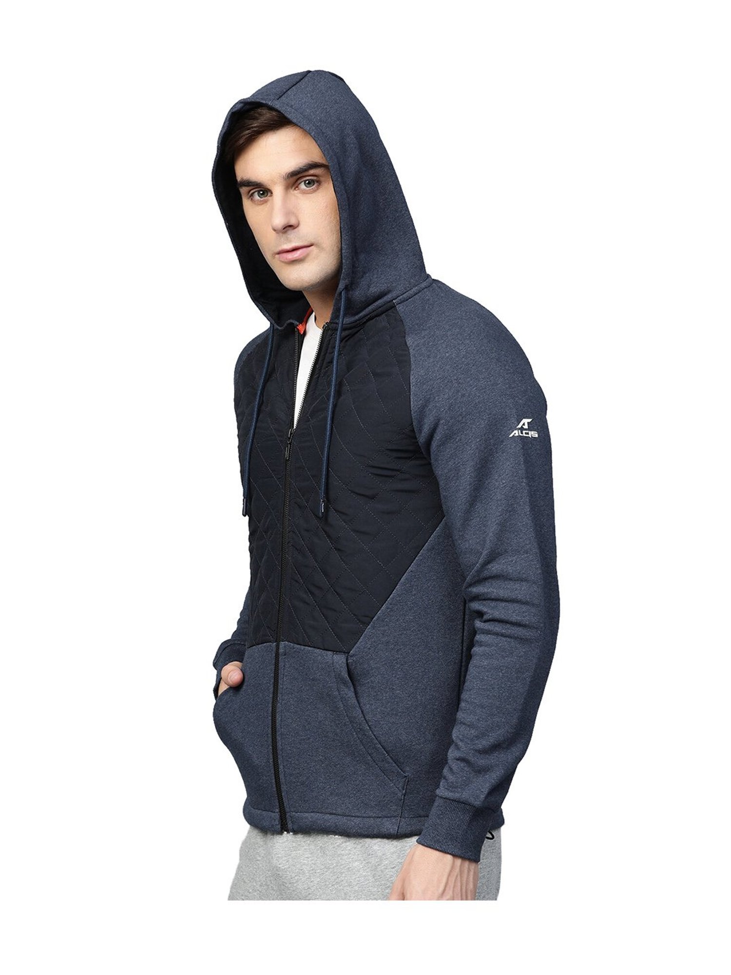 ALCIS Navy Blue Hooded Sweatshirt