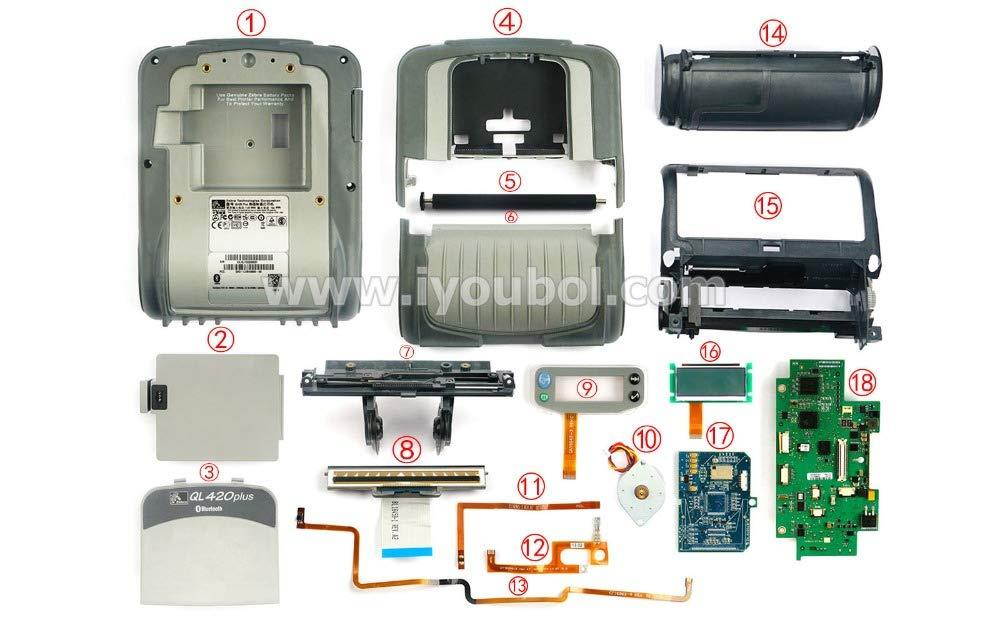 Printer Parts Platten Roller Replacement for Zebra QL420 Plus