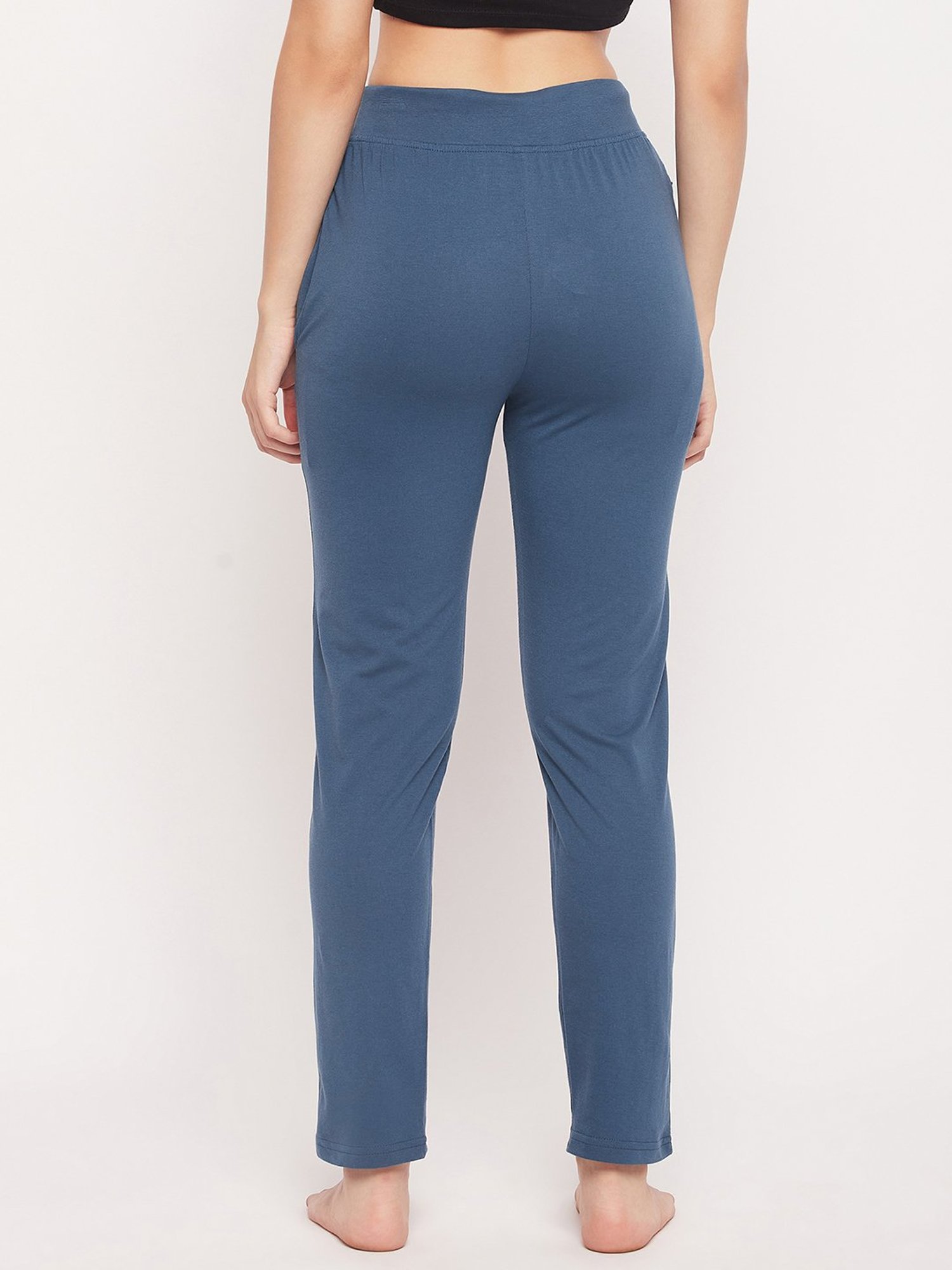 Okane Blue Mid Rise Lounge Pants