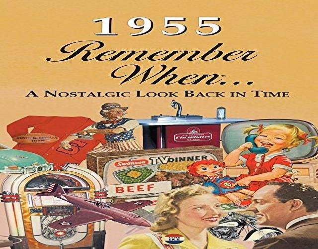 1955 REMEMBER WHEN CELEBRATION KARDLET: 65th Gift - Birthdays, Anniversaries, Reunions, Homecomings, Client & Corporate Gifts