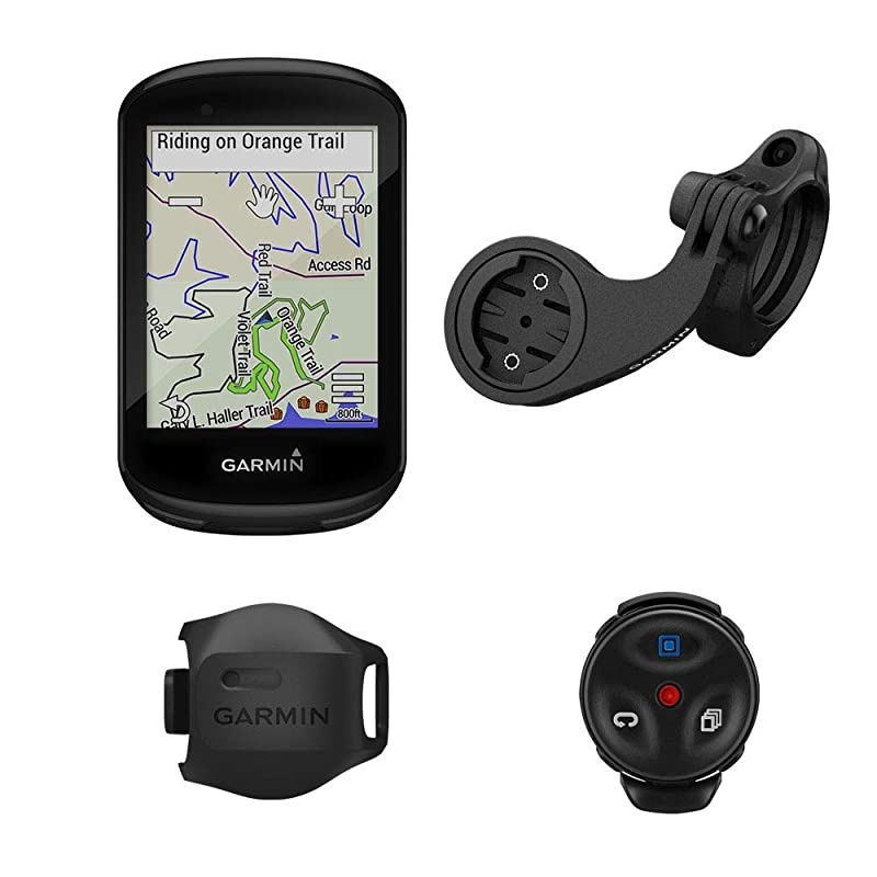 Edge 830 Mountain Bike Bundle, Performance Touchscreen GPS Cycling/Bike Computer with Mapping, Dynamic Performance Monitoring and Popularity Routing & HRM-Dual Heart Rate Monitor