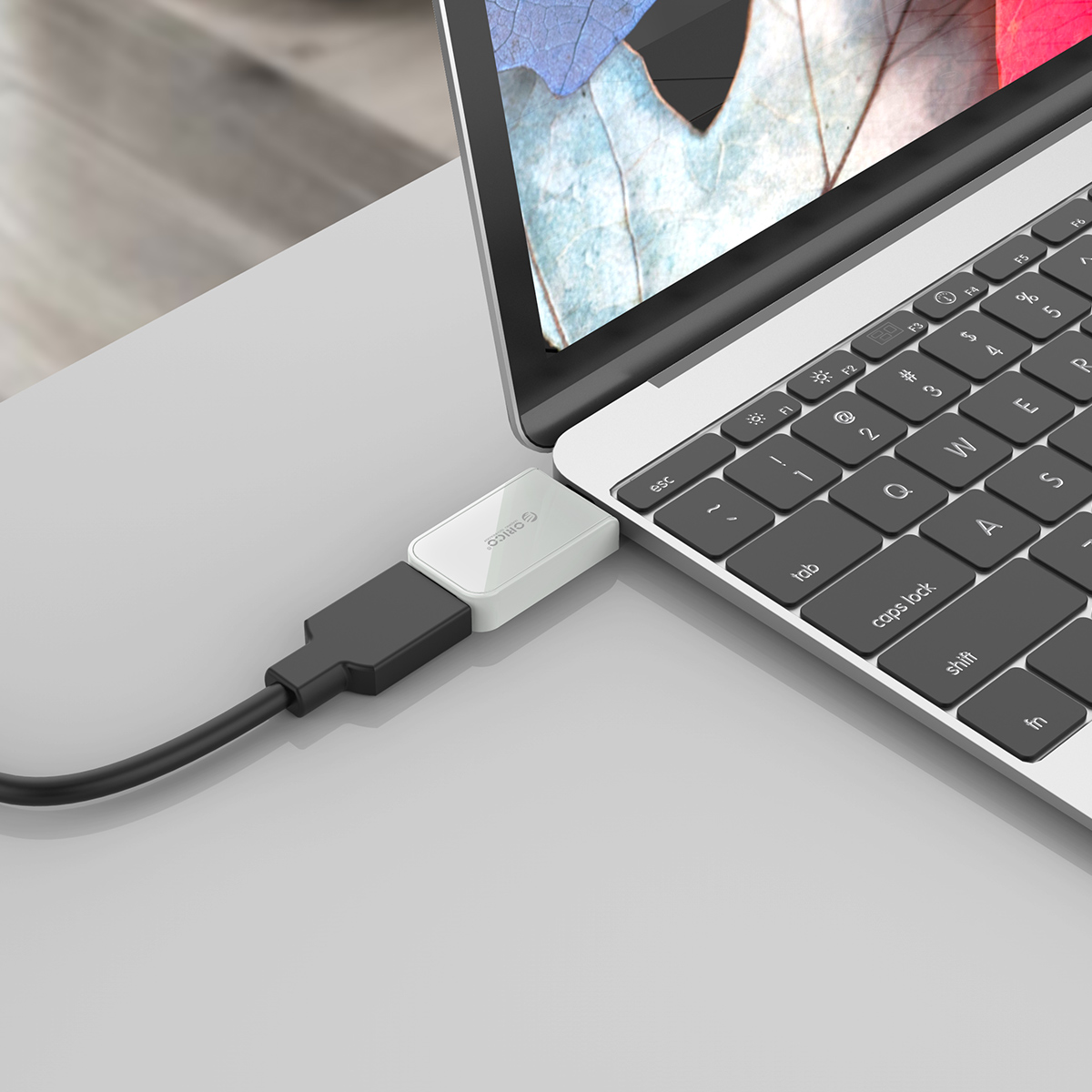 ORICO USB C to HDMI Adapter 4K60Hz USB 3.1 Type-C to HDMI Converter  for Macbook, MacBook Pro, Chromebook Pixel, Samsung Galaxy S8/S8+/S9, Dell XPS 13 and More White