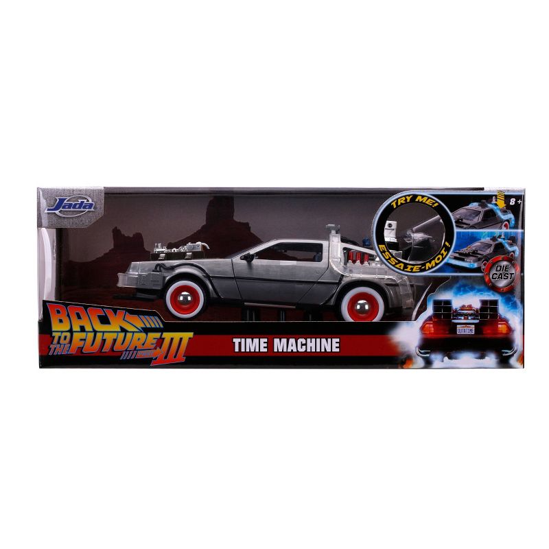 Jada Toys Hollywood Rides Back to the Future Time Machine 1:24 Scale