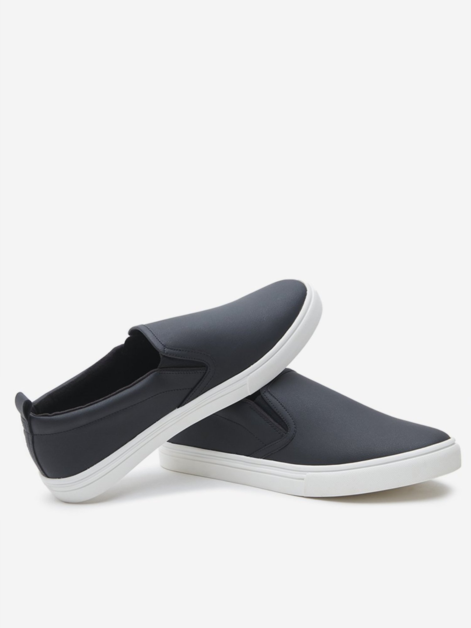 SOLEPLAY by Westside Black Slip-On Shoes